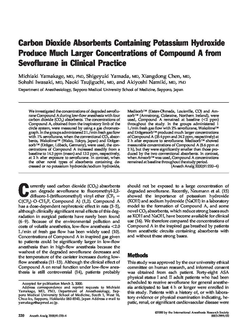 Yamakage et al 2000 1 pdf Eakin Healthcare
