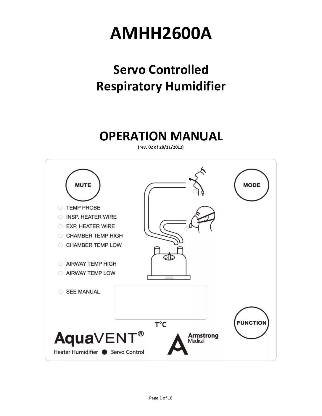 AMHH2600A Operation Manual rev 02 281112 pdf Eakin Healthcare