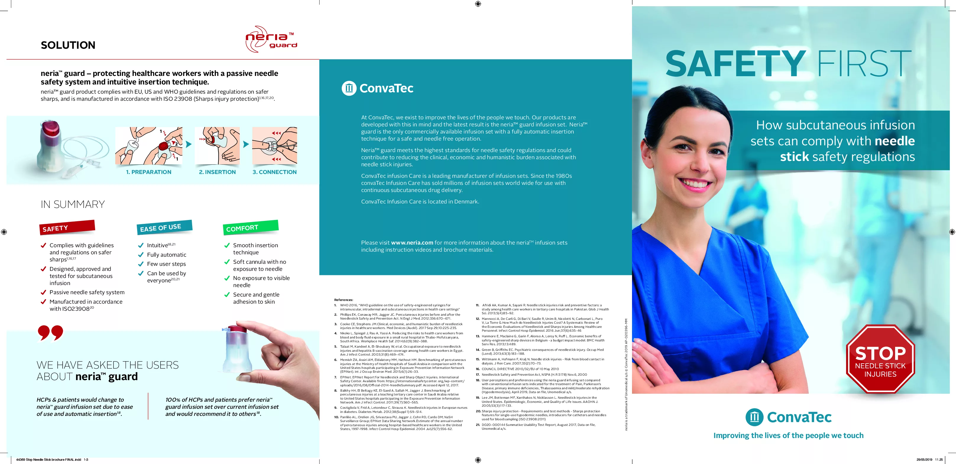 Neria 1 44369 Stop Needle Stick brochure NEW PRINT FINAL pdf Eakin Healthcare