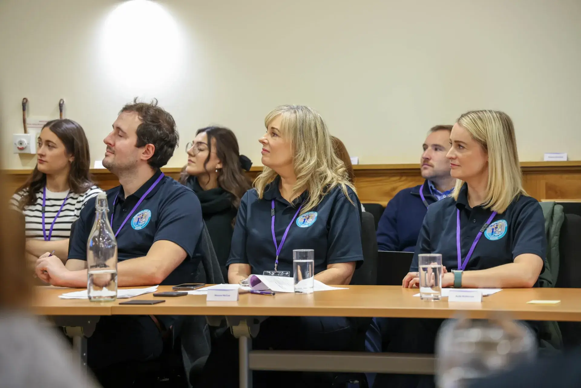 The NeoSim team listening to a presentation