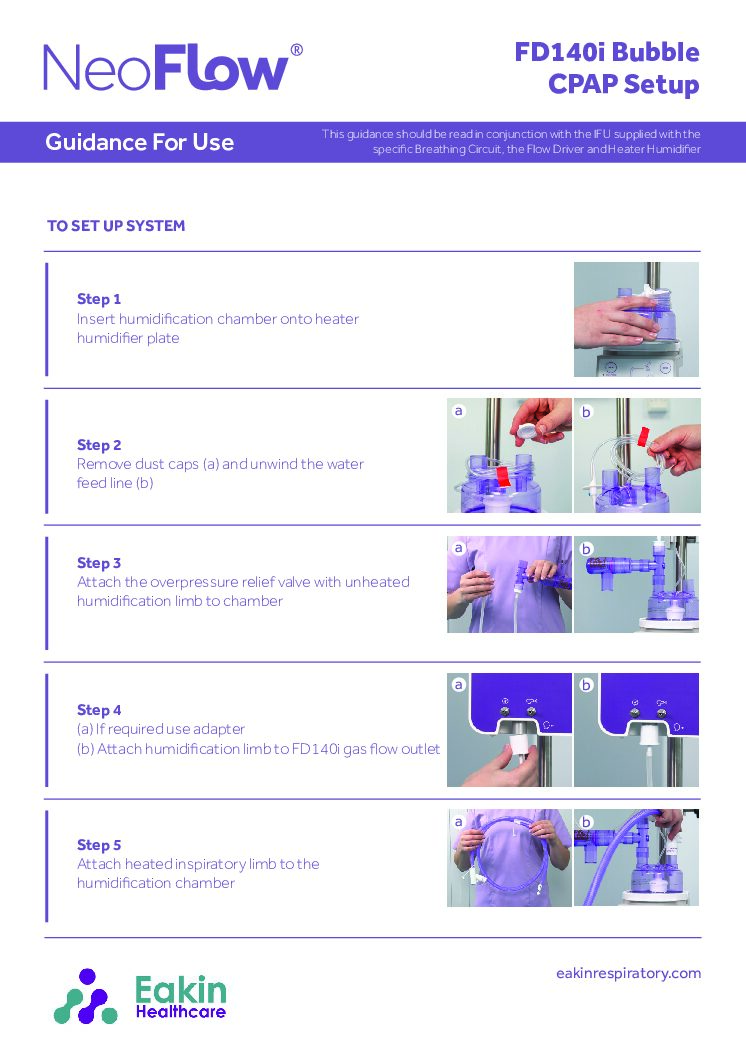 FD140i Bubble CPAP GFU pdf Eakin Healthcare