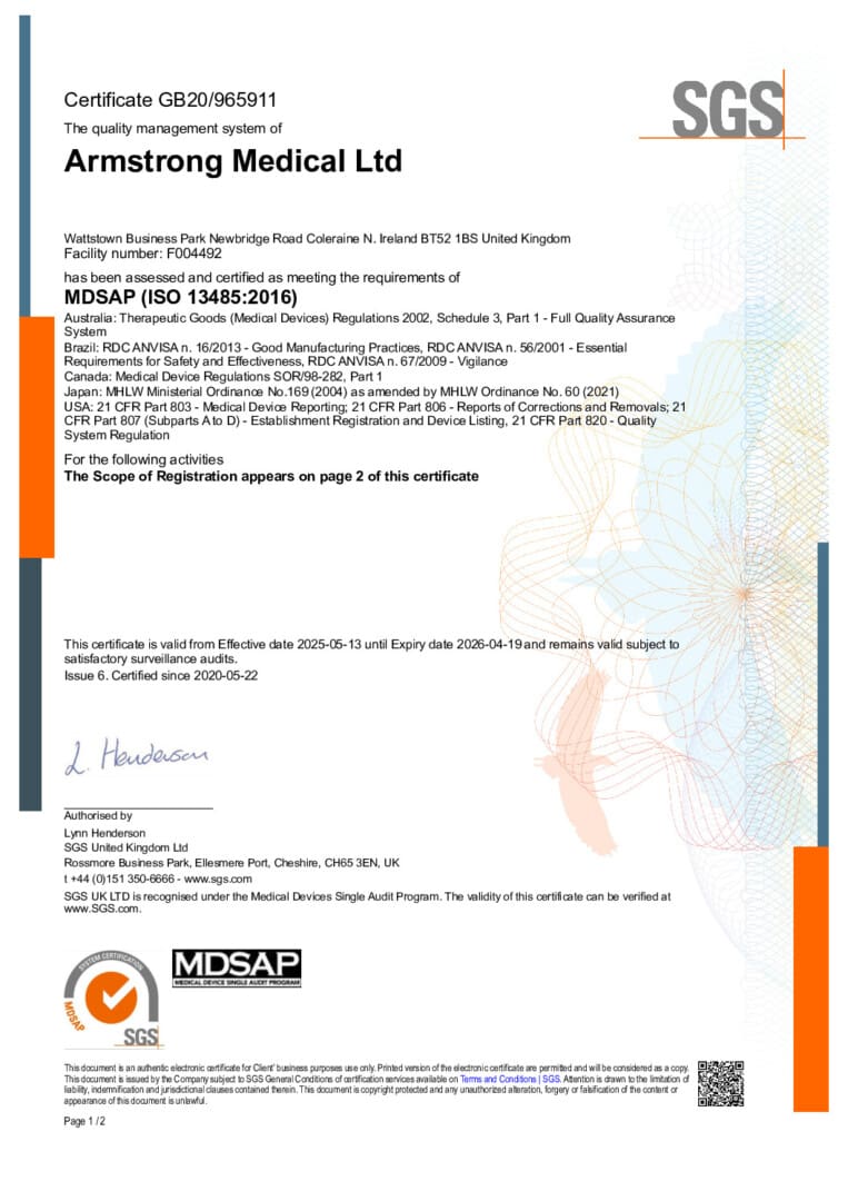 SGS MDSAP2 GBPC 965911 EN pdf 6 Eakin Healthcare
