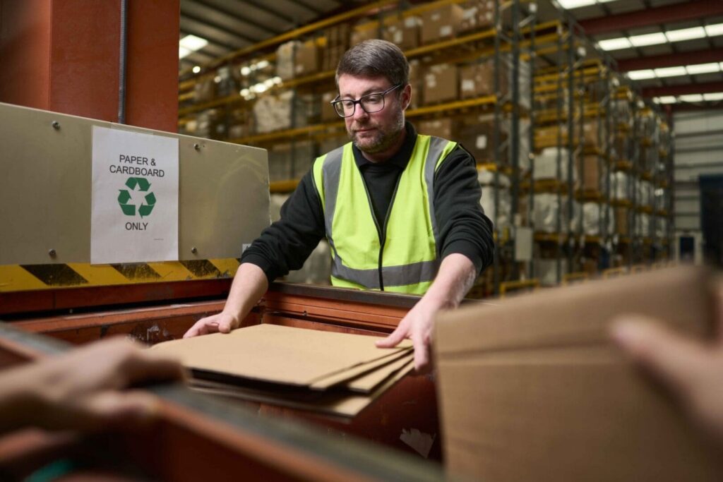 Cardboard Baling DSC3356 2 Eakin Healthcare