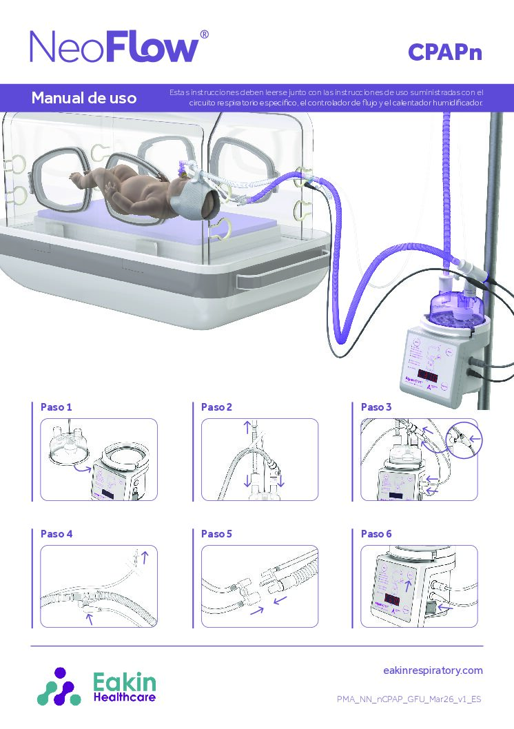 nCPAP User Guide V1 ES pdf Eakin Healthcare