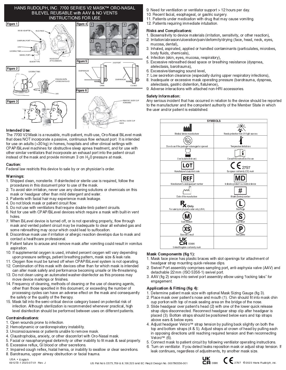 691272 J 2023 07 01 7700 IFU Yellow Reusable pdf Eakin Healthcare