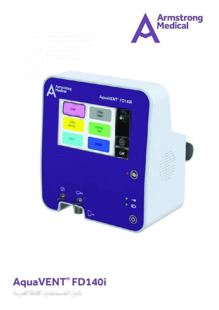 Aquavent FD140i User Manual AR Issue 10 pdf Eakin Healthcare