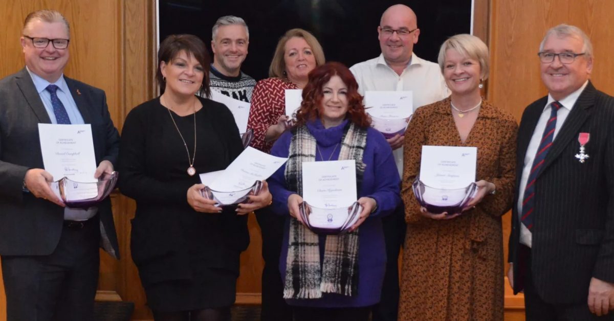 Long service award winners at Armstrong Medical Long service award winners at Armstrong Medical